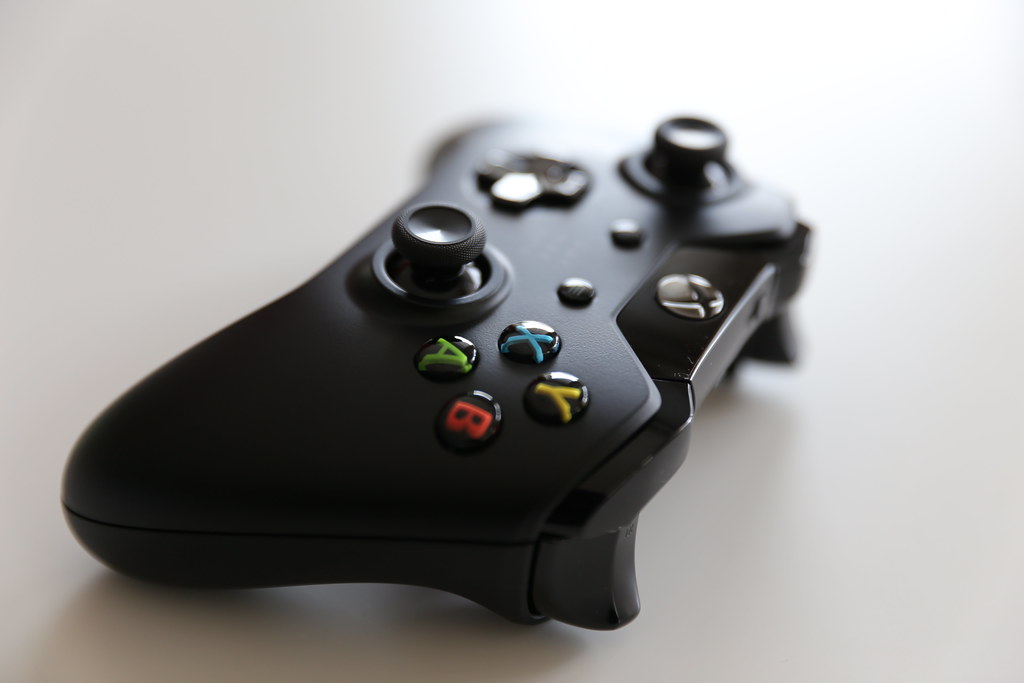 "Xbox One Controller" by mastermaq is licensed under CC BY-SA 2.0.