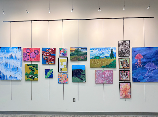 South Brunswick High School Art Students Showcase Talent at Senior Center